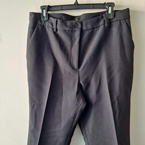 Talbots Petite Womens Black Raleigh Plain Front Pants - Size 12P - Picture 5 of 8